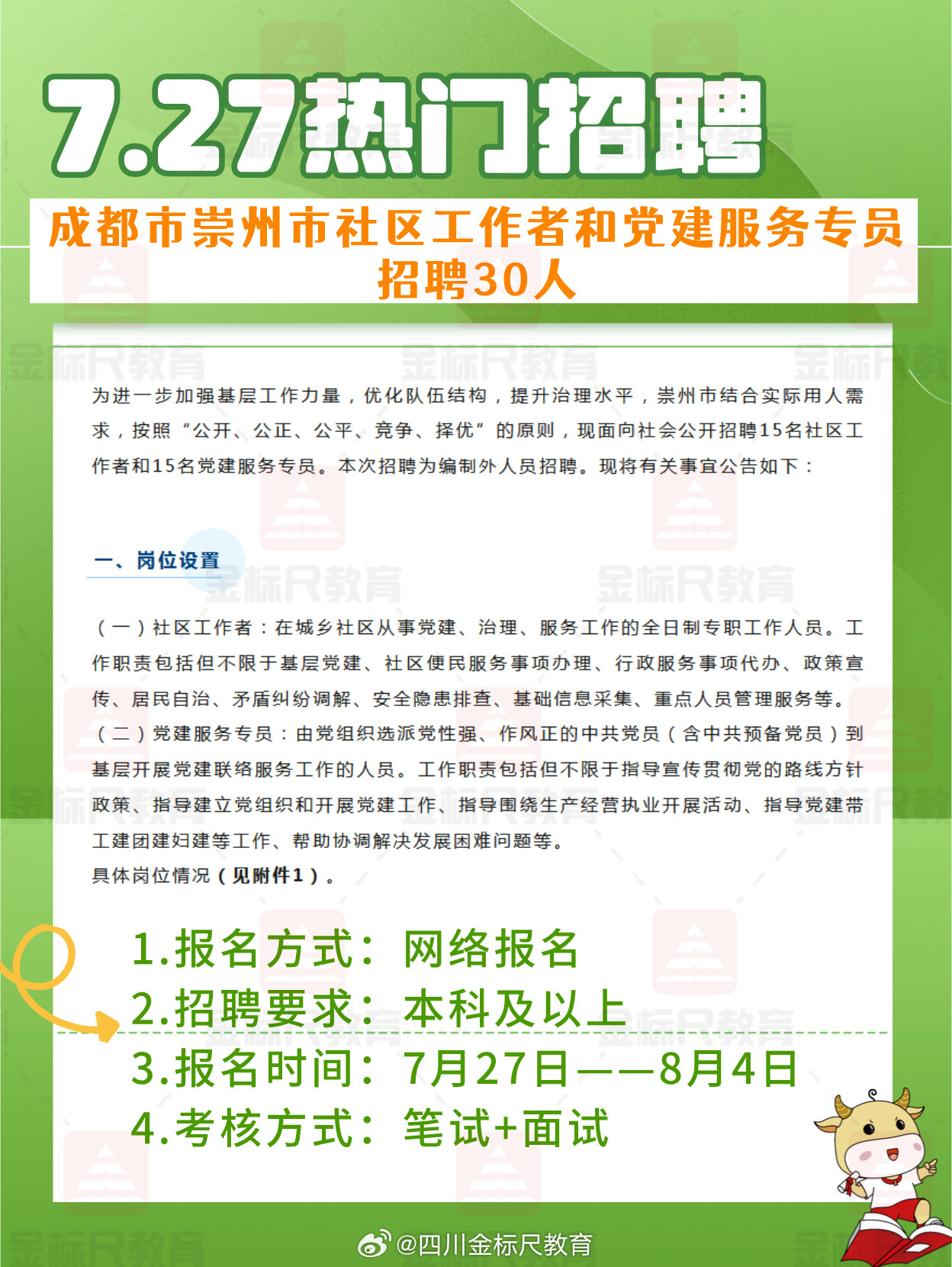 华川社区最新招聘信息汇总